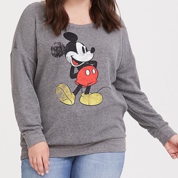plus size disney sweatshirt